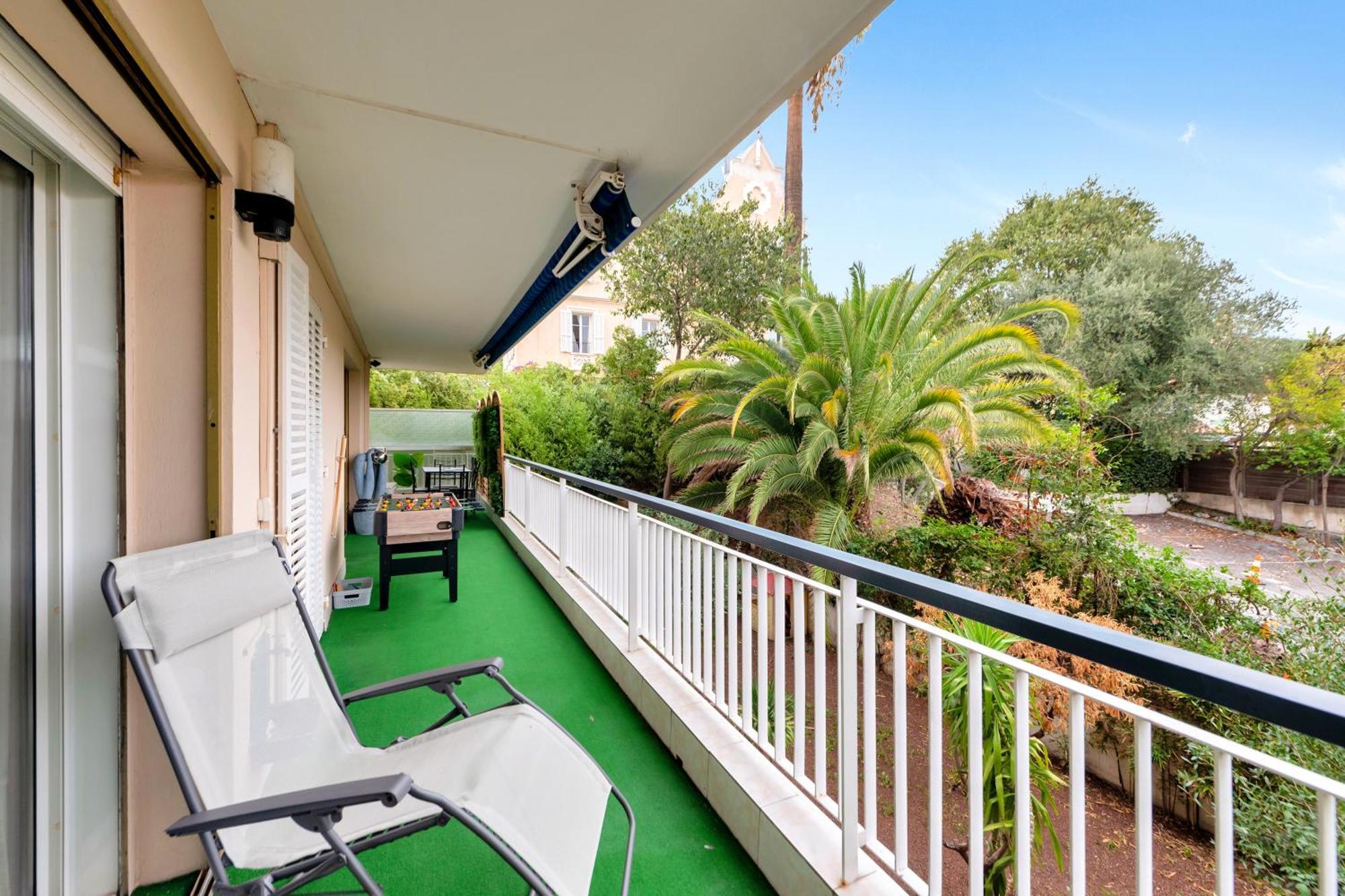 Appartement Le Sun Valley - Videoprojecteur Et Terrasse Zen Cannes